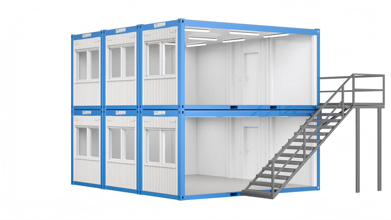 Baustellencontainer mieten Beispiel