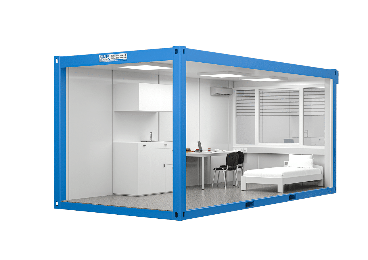 Flüchtlingscontainer