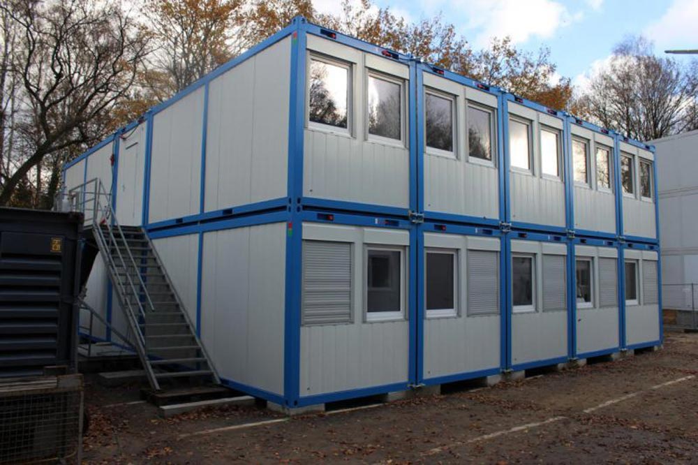 Flüchtlingscontainer