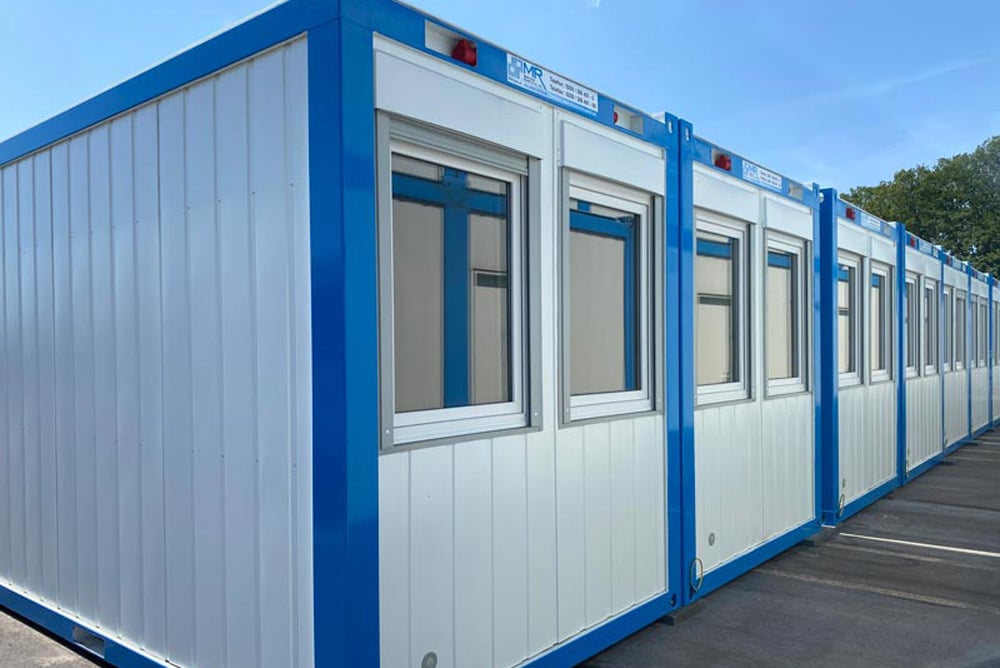 Flüchtlingscontainer